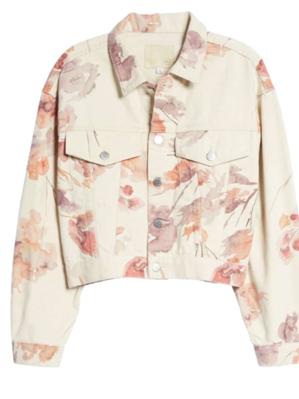 AG Brand Floral Cotton Denim Jacket NEW NWT